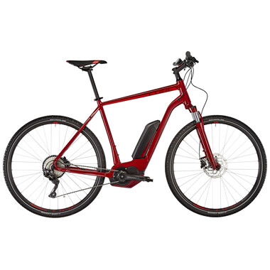 Bicicleta todocamino eléctrica CUBE CROSS HYBRID PRO 400 Rojo 2018 0